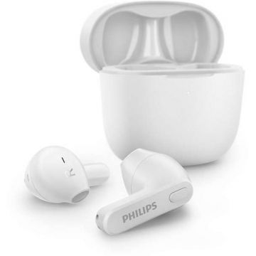 Casti Philips TAT2236WT, In-Ear, certificare IPX4, incarcare rapida, alb