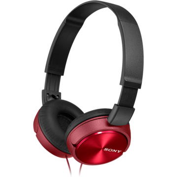 Casti Sony On-Ear, MDR-ZX310R red