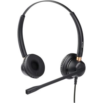 Casti Tellur Office/Call Center, Voice 520N, USB, negru