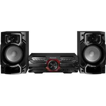 Mini-sistem audio Panasonic Microsistem audio High SC-AKX320E-K, 450W RMS, Dual USB, Bluetooth, Max Juke App., Subwoofer 16cm