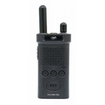 Statie radio portabila PMR PNI-PMR-R60, TOT, 16 canale, acumulator 1200mAh, autonomie 8 ore, raza actiune 5 km