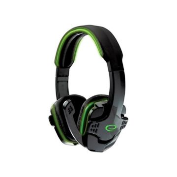 Casti gaming Esperanza Raven EGH310G green