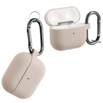 Husa pentru casti Apple AirPods 3, Kwmobile, Roz, Silicon, 56655.10