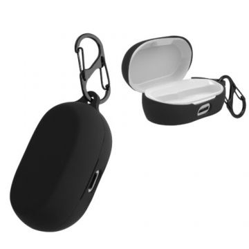 Husa pentru casti Jabra Elite 7 Pro/Elite 7 Active, Kwmobile, Negru, Silicon, 58254.01