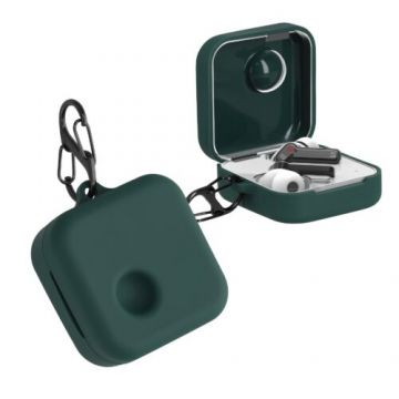 Husa pentru casti Nothing Nothing Ear (1), Kwmobile, Verde, Silicon, 56227.07