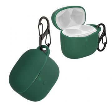 Husa pentru casti SoundPEATS Air 3, Kwmobile, Verde, Silicon, 56754.80