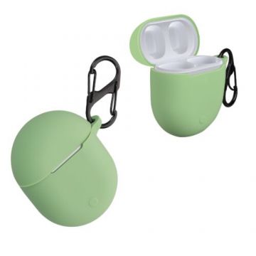 Husa pentru casti Xiaomi Redmi Airdots 3 Pro/Buds 3 Pro, Kwmobile, Verde, Silicon, 55662.07