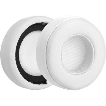Set 2 bureti PadForce pentru casti Beats Mixr, On-Ear - Alb, Piele naturala