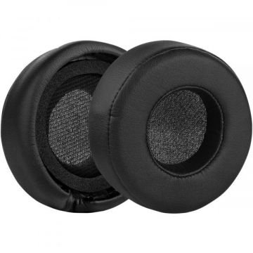 Set 2 bureti PadForce pentru casti Beats Mixr, On-Ear - Negru, Piele naturala