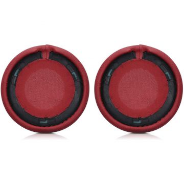Set 2 bureti PadForce pentru casti Beats Pro, Over-Ear - Roșu, Piele ecologica