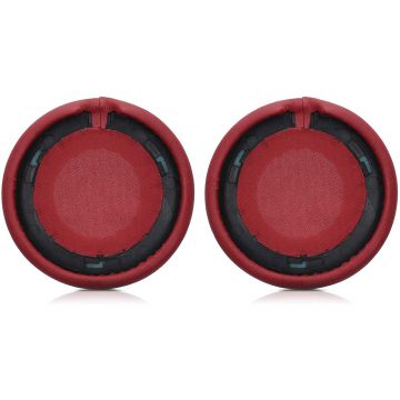 Set 2 bureti PadForce pentru casti Beats Pro, Over-Ear - Roșu, Piele ecologica