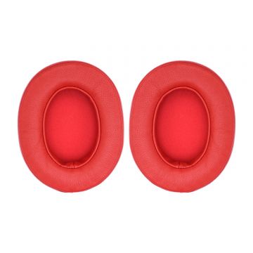 Set 2 bureti PadForce pentru casti Beats Studio 3, Studio 2.0 cu fir/Wireless, Over-Ear - Roșu, Piele naturala