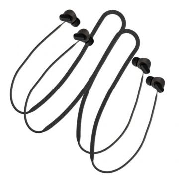 Set 2 Curele pentru casti Beats Studio Buds, Kwmobile, Negru, Silicon, 58450.01