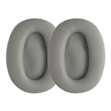 Set 2 Perne de urechi pentru casti Sony MDR-1000X/WH-1000XM2, Kwmobile, Gri, Piele ecologica, 46415.22