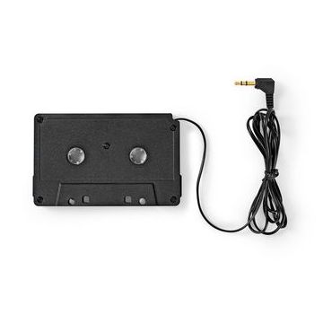 Adaptor caseta - jack 3.5 mm tata, negru