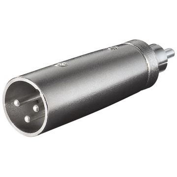 Adaptor XLR tata 3-pin -  RCA tata, Goobay
