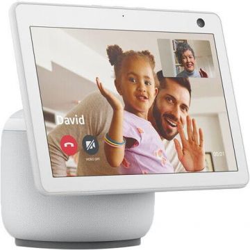 Boxa inteligenta Amazon Echo Show 10 (3rd Gen), 10.1inch Touchscreen, Camera 13 MP, Bluetooth, Wi-Fi (Alb)
