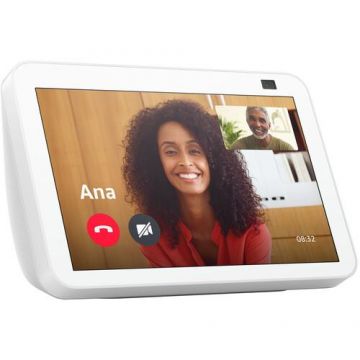 Boxa inteligenta Amazon Echo Show 8, 2nd Gen, 2x 5W, 8inch, Camera 13MP, WiFi (Alb)