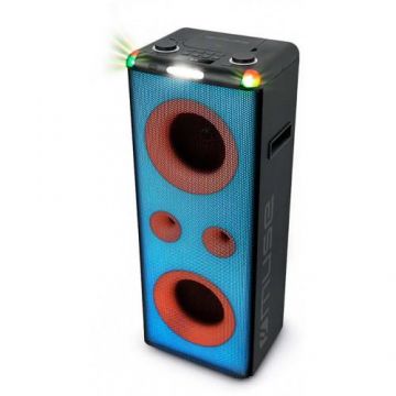 Boxa portabila MUSE M-1958 Dj Party Box, Bluetooth, 500W, cu CD si Port USB, Lumini Disco, Negru