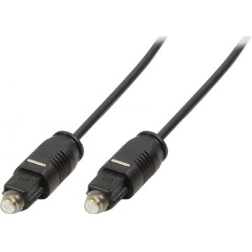 Cablu audio Logilink S/PDIF Optic Male - S/PDIF Optic Male, 5m, negru