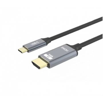 Cablu USB type C la HDMI 8K60Hz/4K144Hz T-T 2m, ku31hdmi22