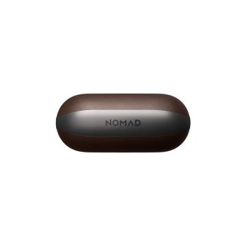 Carcasa din piele naturala NOMAD Leather compatibila cu Apple AirPods 3 Brown