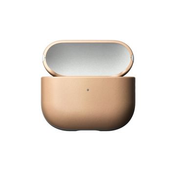 Carcasa din piele naturala NOMAD Leather compatibila cu Apple AirPods 3 Natural