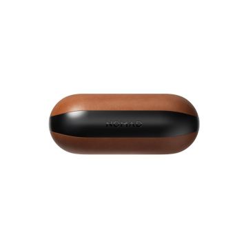 Carcasa din piele naturala NOMAD Leather compatibila cu Apple AirPods Pro 2 Tan