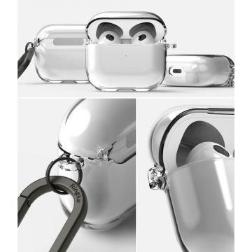 Carcasa Ringke Onyx compatibila cu Apple AirPods 3 Clear