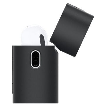 Carcasa Spigen Classic Shuffle compatibila cu Apple AirPods Pro 2 Charcoal