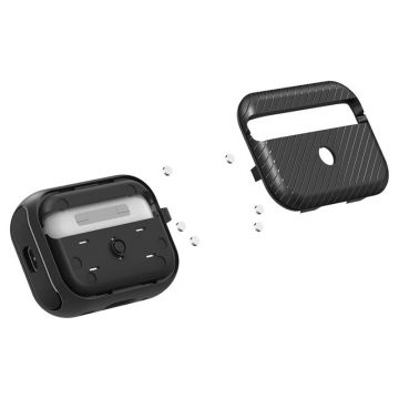 Carcasa Spigen Mag Armor MagSafe compatibila cu Apple AirPods Pro 2 Black