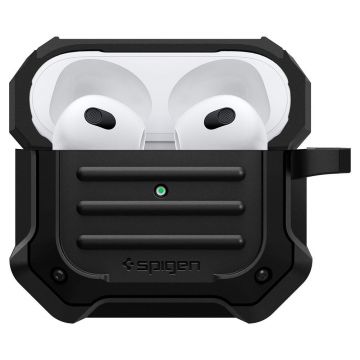 Carcasa Spigen Tough Armor compatibila cu Apple AirPods 3 Black
