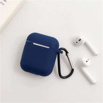 Carcasa Tech-Protect Icon compatibila cu Apple AirPods Navy Blue