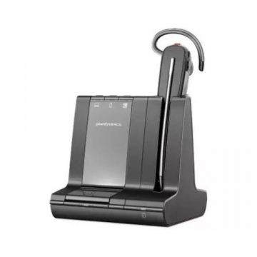 Casca Call Center Plantronics Savi 8240 Office, S8240 CDM USB-A, Convertible, DECT, EMEA (Negru)