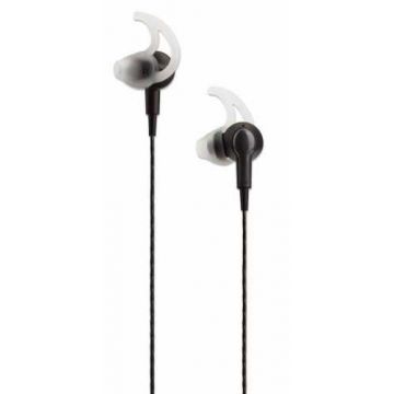 Casti audio in-ear cu fir Manhattan 179607, microfon, 1.2m, negru