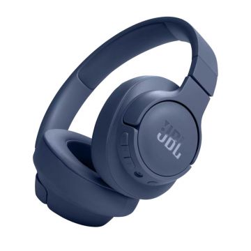 Casti audio Over-Ear JBL Tune 720BT, Bluetooth, Asistent vocal, Multi-Point, Pure Bass, Autonomie 76 ore, Albastru Casti audio Over-Ear JBL Tune 720BT, Bluetooth, Asistent vocal, Multi-Point, Pure Bass, Autonomie 76 ore, Albastru