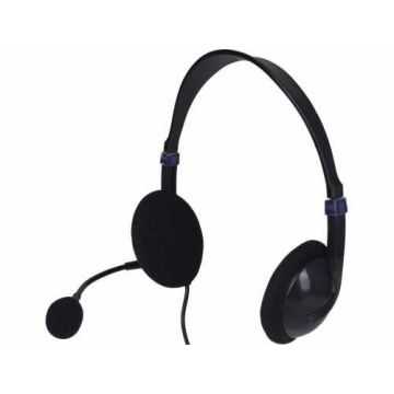 Casti audio Sandberg 325-26 Saver, USB, microfon, negru