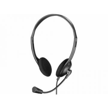 Casti audio Sandberg 825-29 Bulk, USB, microfon, negru