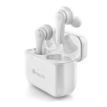 Casti Bluetooth In-Ear NGS Artica Bloom, redare pana la 6 ore, alb
