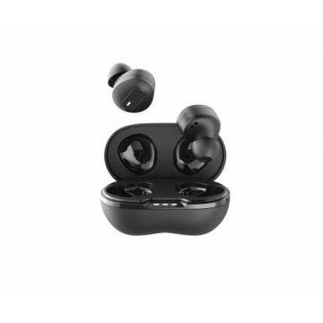 Casti Bluetooth TWS in-ear Well Bang negru