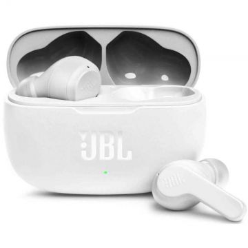Casti Bluetooth Wave 200TWS True Wireless Deep Bass IPX2 Touch Control Alb Casti Bluetooth Wave 200TWS True Wireless Deep Bass IPX2 Touch Control Alb