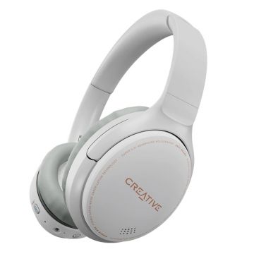 Casti Creative Over-Ear, Zen Hybrid, Bluetooth 5.0, ANC, Super X-Fi, White