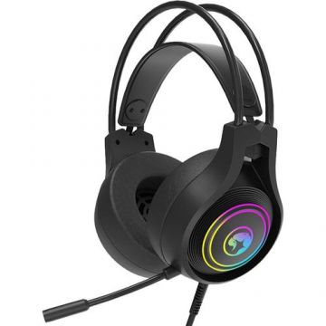 Casti Gaming Marvo HG8921, iluminare RGB, USB (Negru)