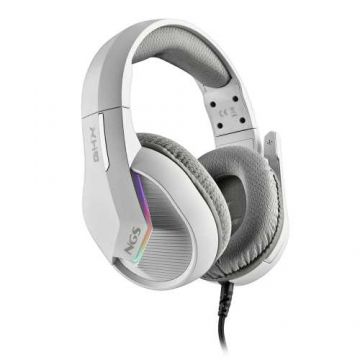 Casti gaming NGS GHX-515, microfon, lumini RGB, 2m