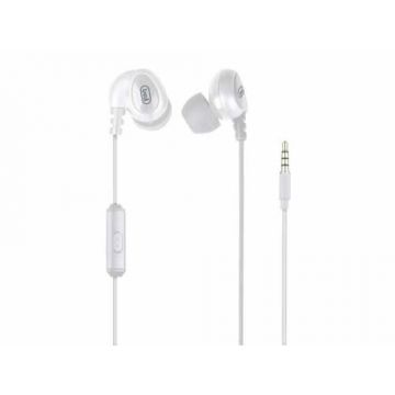 Casti in-ear cu microfon HMP 696 M, 1.2m, alb, Trevi