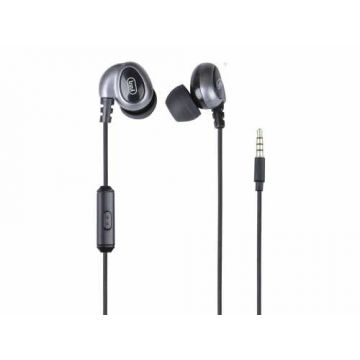 Casti in-ear cu microfon HMP 696 M, 1.2m, negru, Trevi