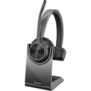 Casti Plantronics Office/Call Center, Voyager 4310 UC, Charge Stand, Microsoft, USB-A