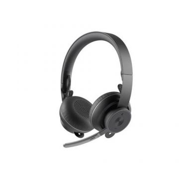 Casti Stereo Wireless On-Ear Logitech Zone 900, Bluetooth, Noise Canceling (Negru)