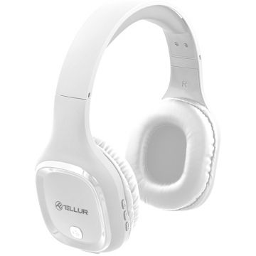 Casti Tellur On-Ear, Pulse White