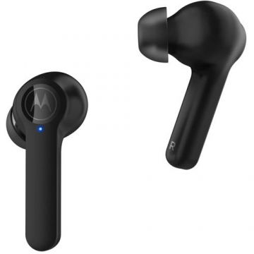 Casti True Wireless Motorola MOTO BUDS-S ANC, Bluetooth, Microfon (Negru)